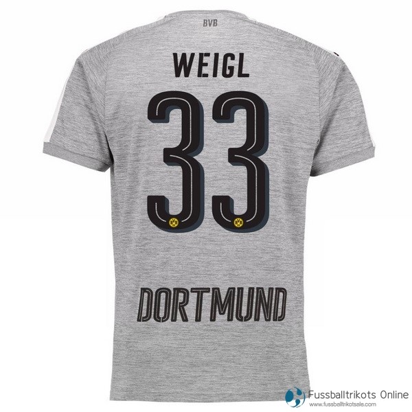 Borussia Dortmund Trikot Ausweich Weigl 2017-18 Fussballtrikots Günstig